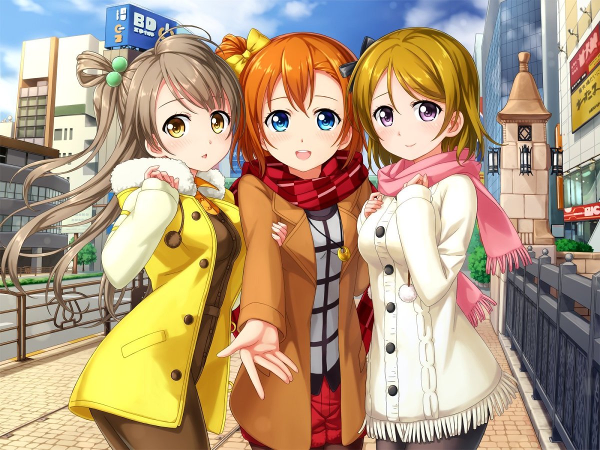Honoka and Hanayo