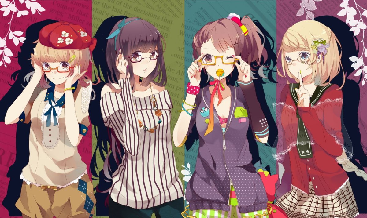 Аниме арты с несколькими персонажами