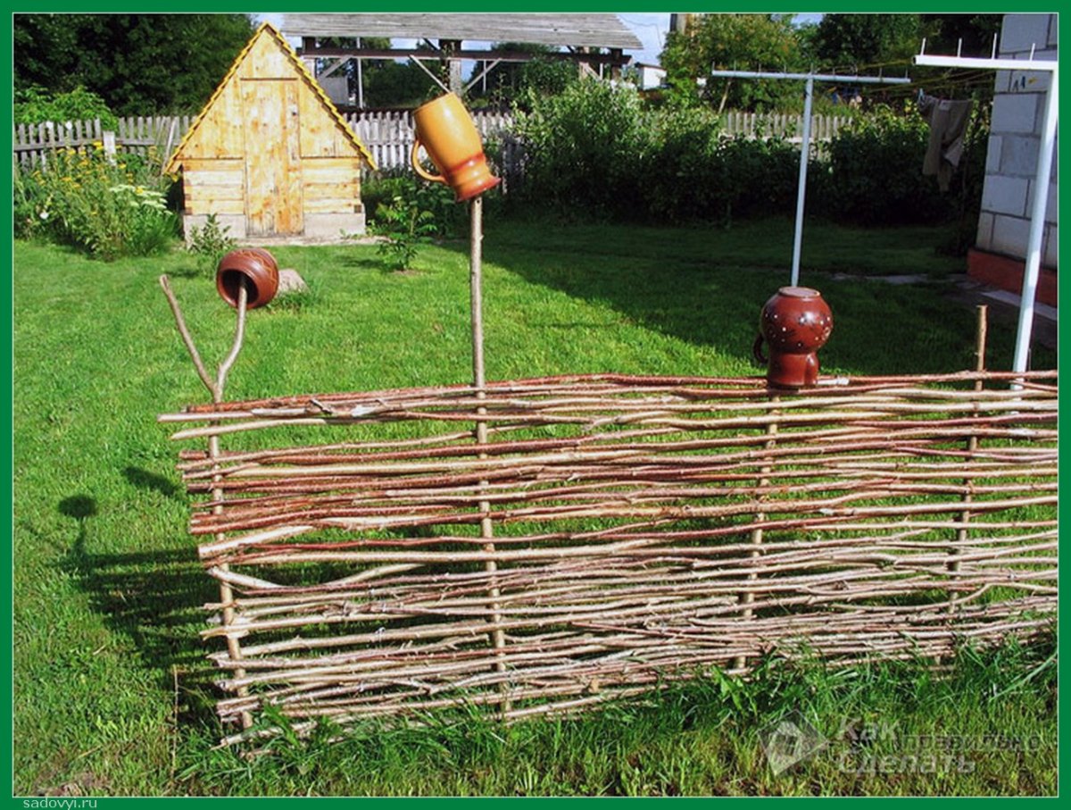Декоративный плетень