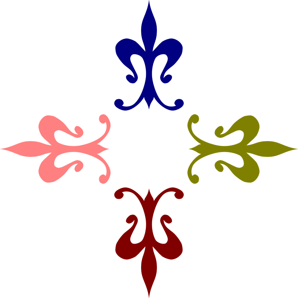 Казахский орнамент Баскур