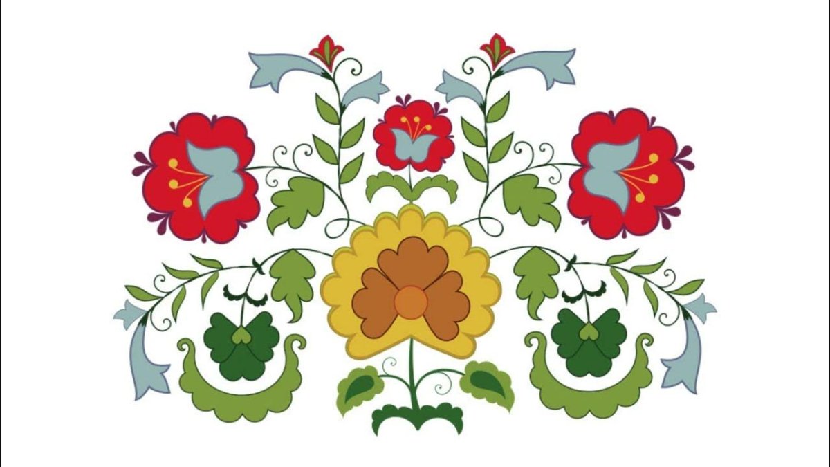 Национальный узор Татаров