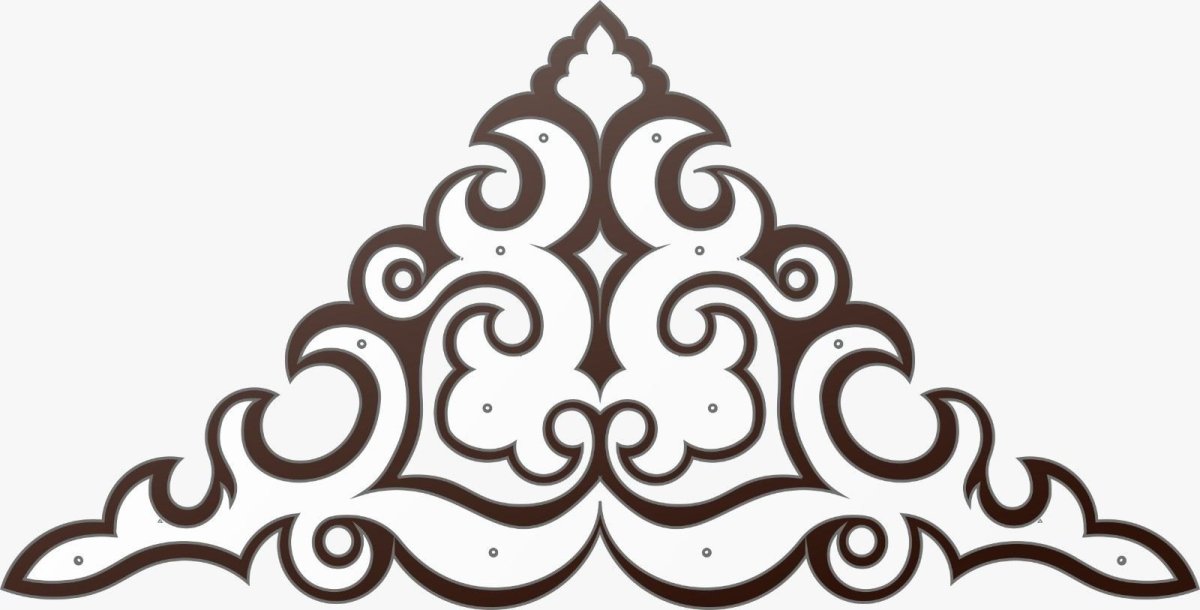 Татарский национальный орнамент вектор