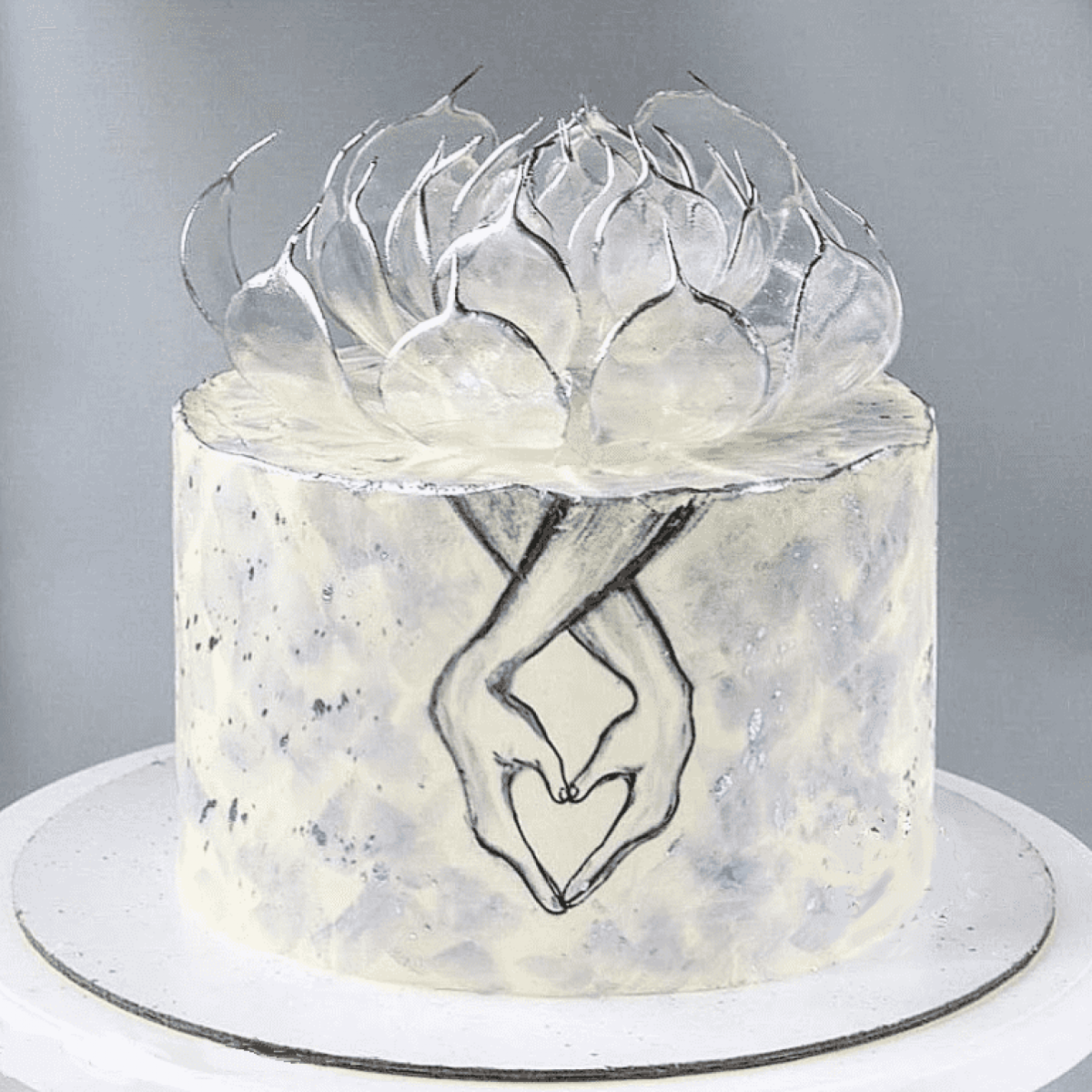 Свадебный фон с голубями