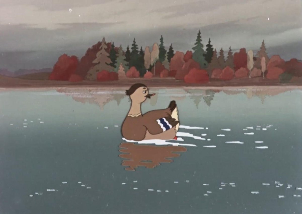 Серая шейка мультфильм