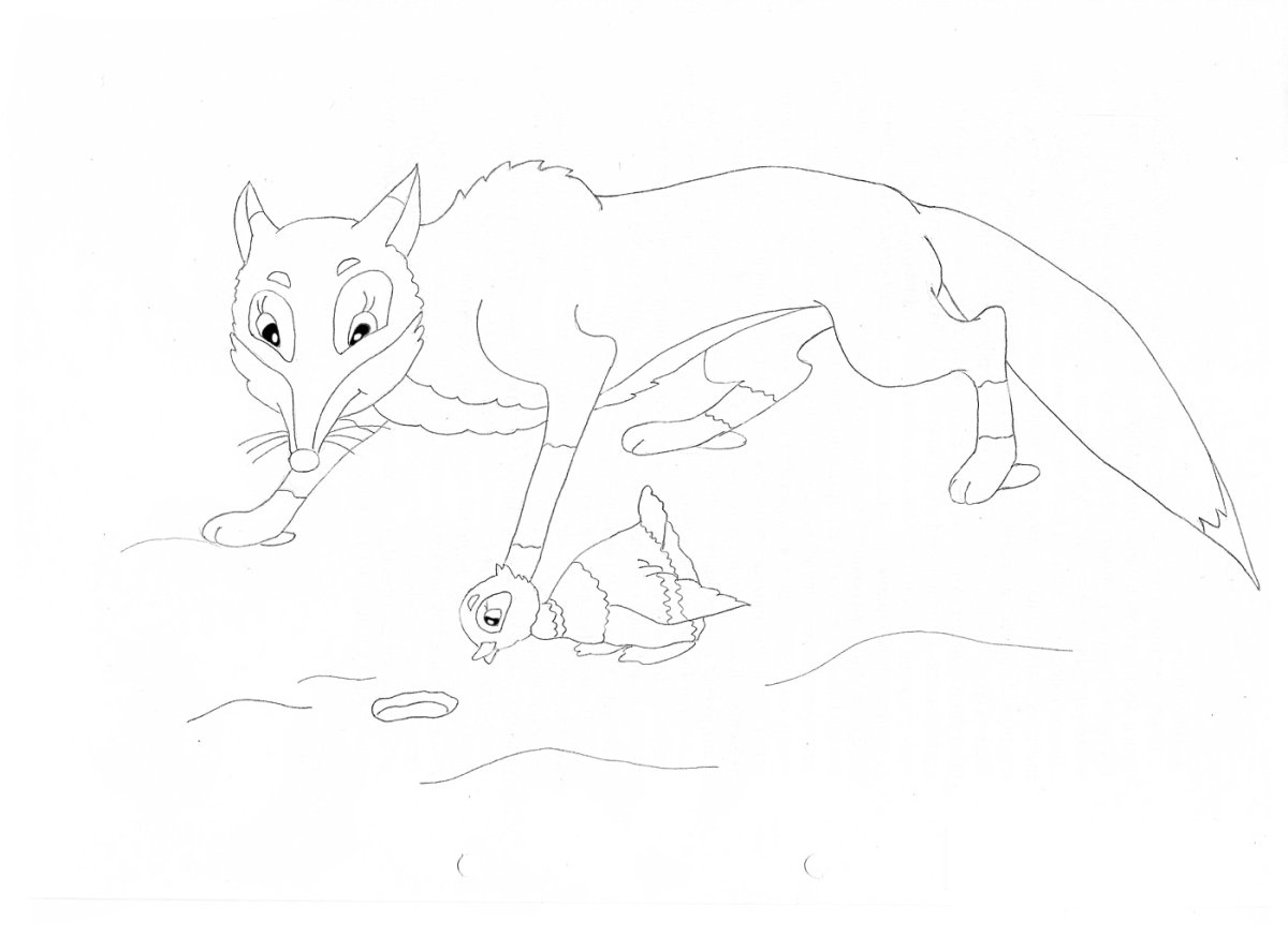 Рисование серая шейка