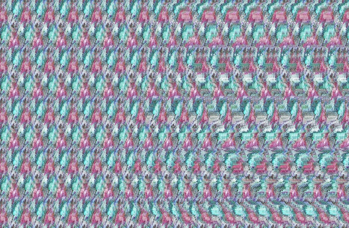 Стереокартинка храм Василия Блаженного