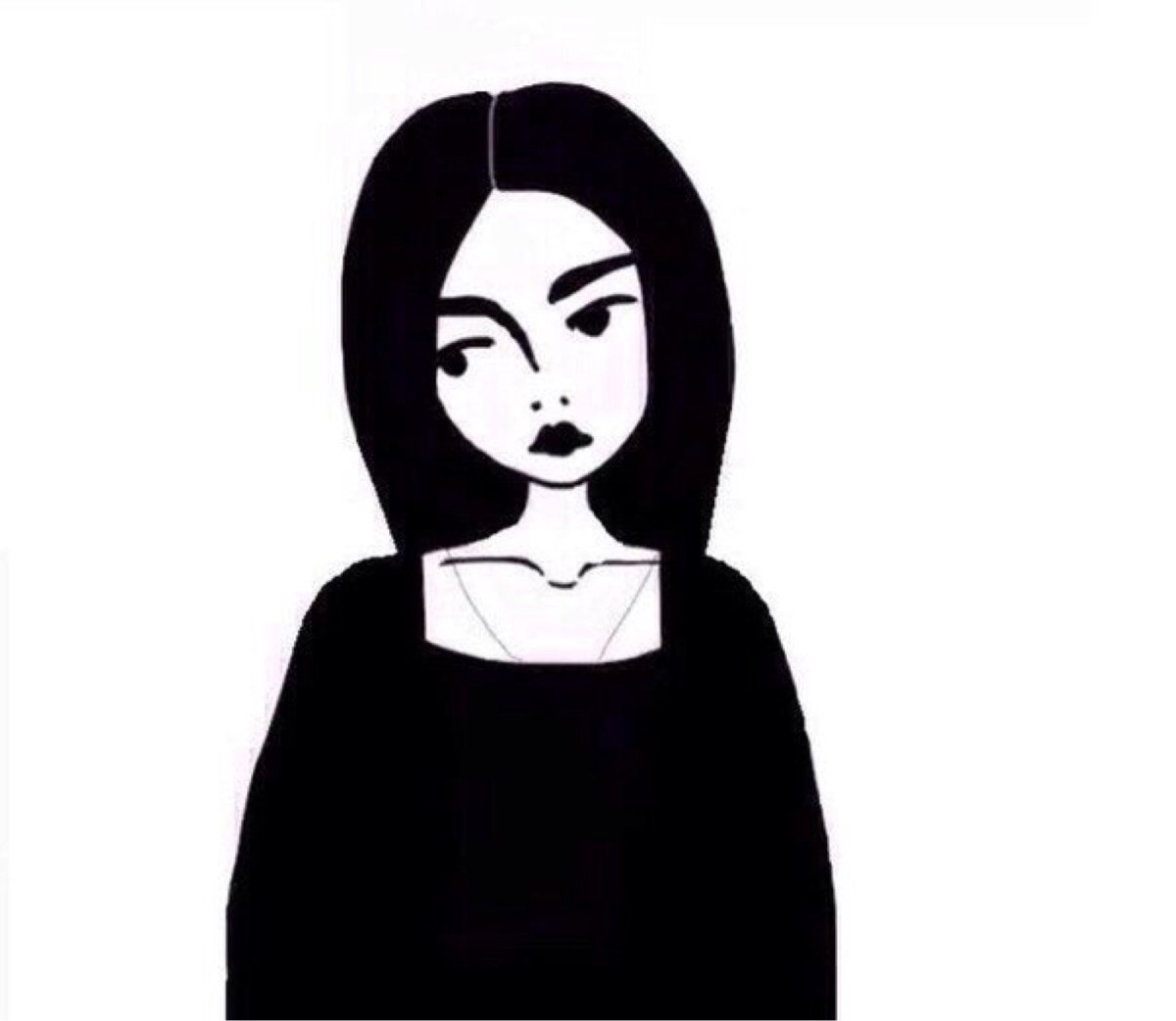 Девушка в кепке рисунок