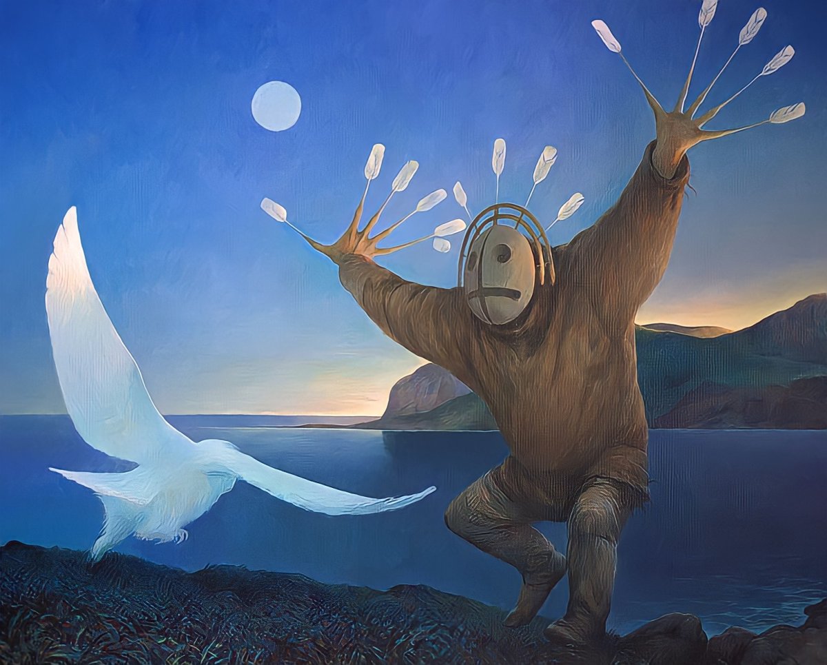 Камлание Алтайского шамана