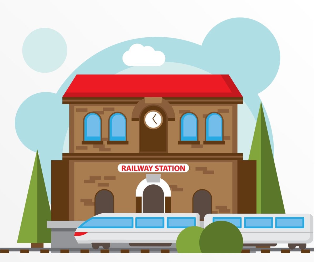 Вокзал мультяшный