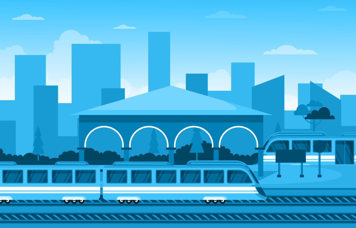 Вокзал мультяшный