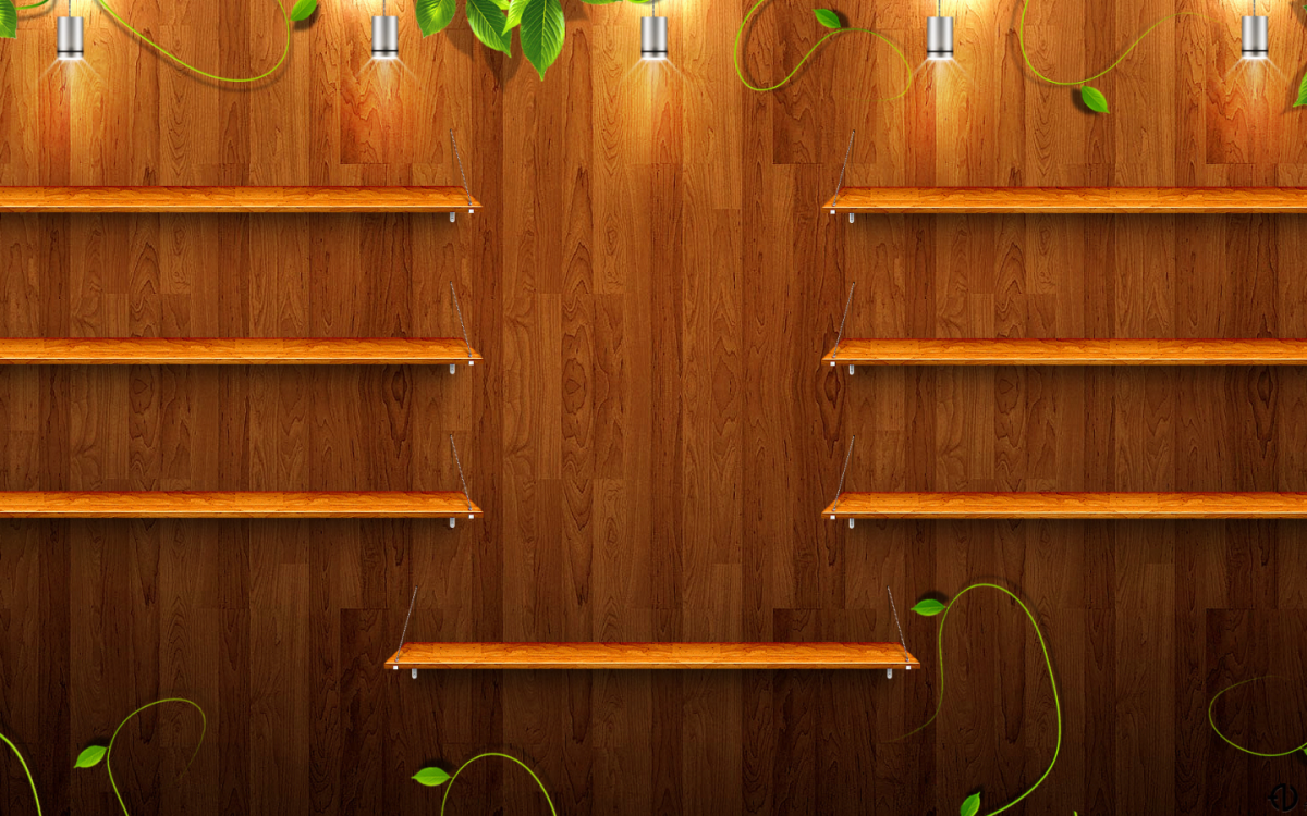 Полки для ярлыков на рабочем столе