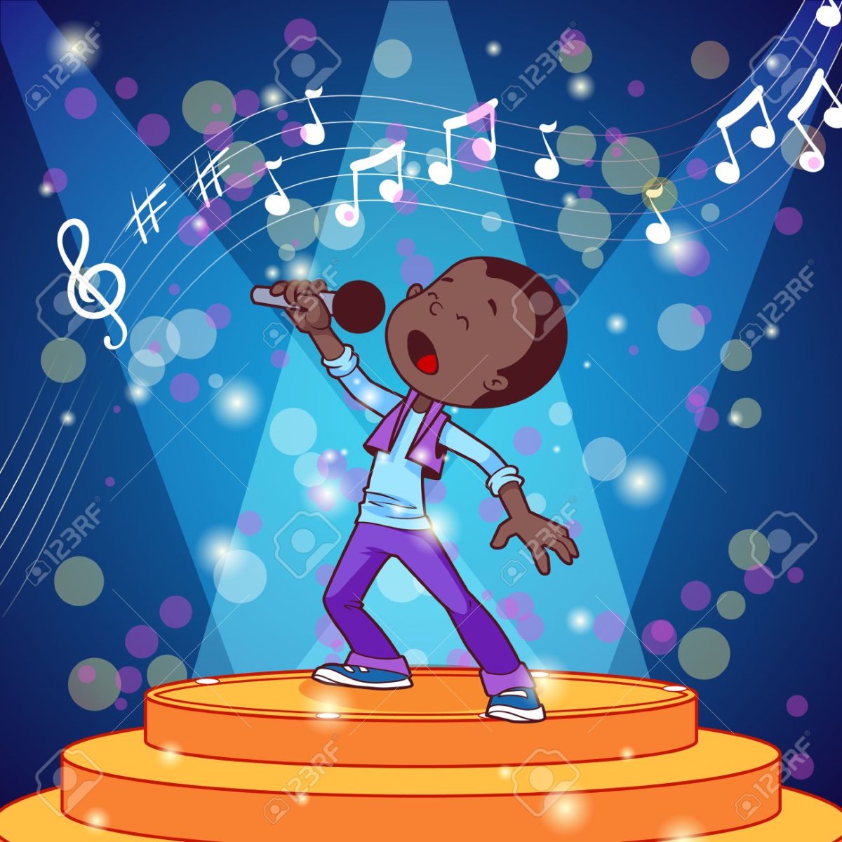 Певец мультяшный