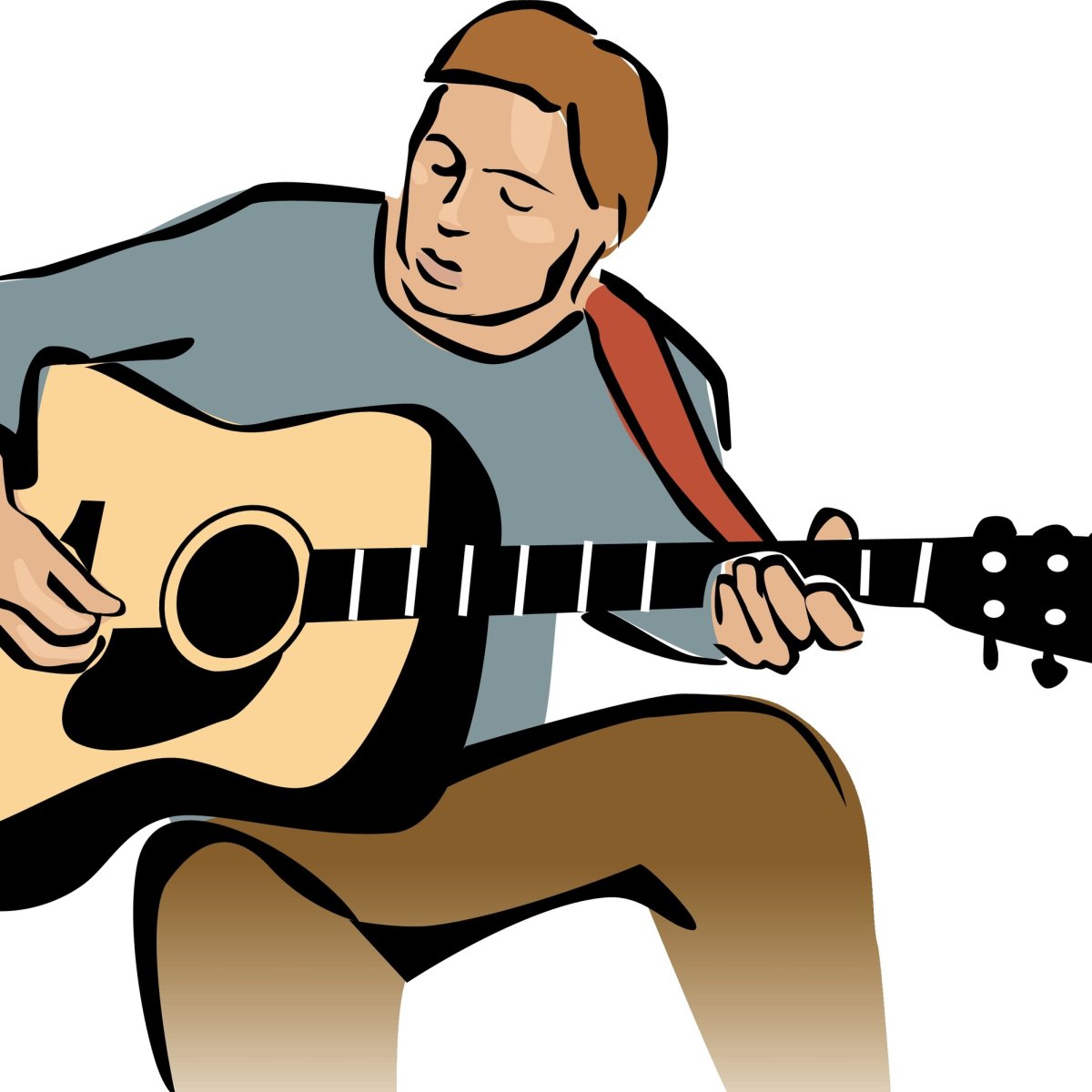 Мальчик и девочка поют