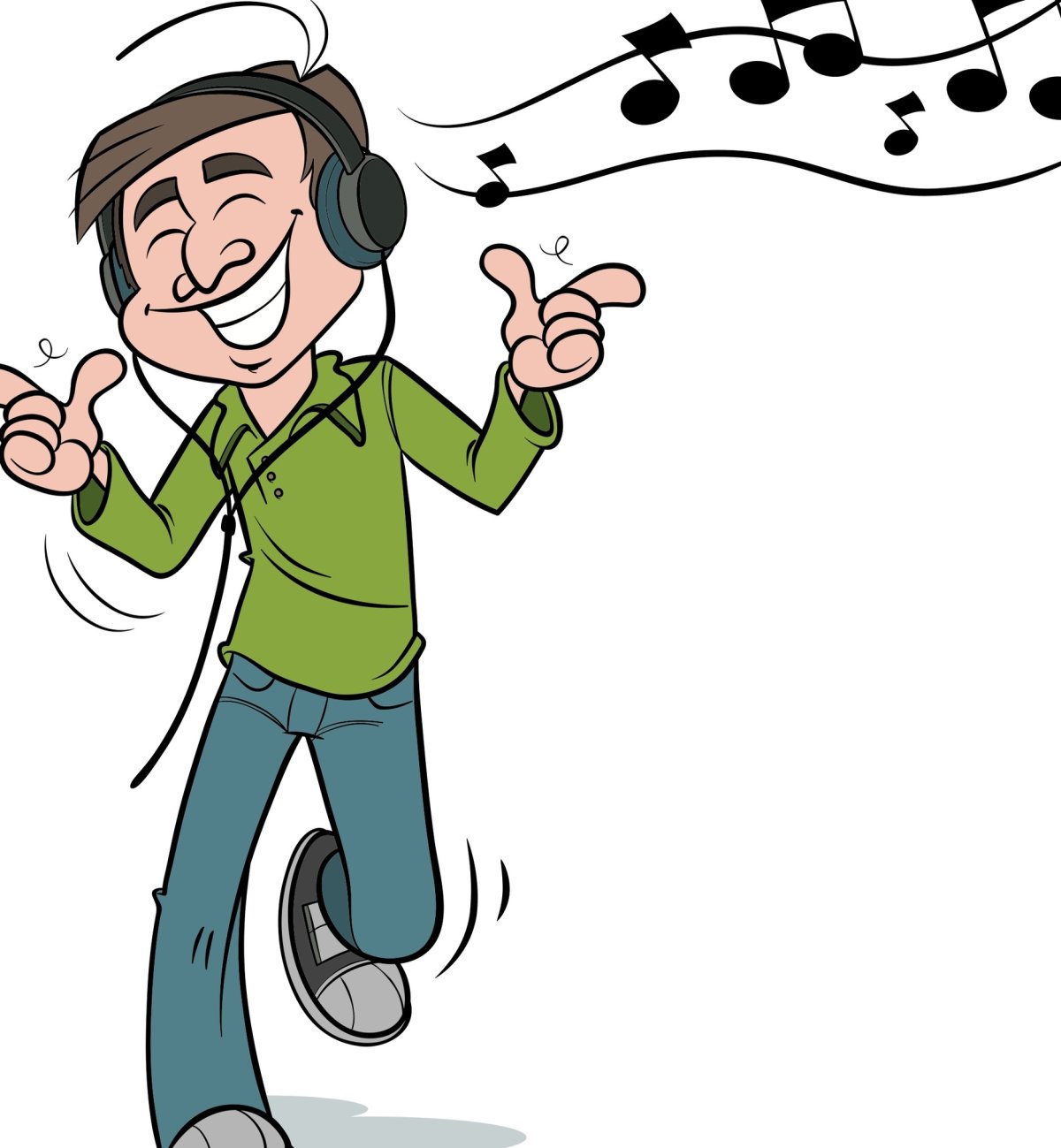 Певец силуэт