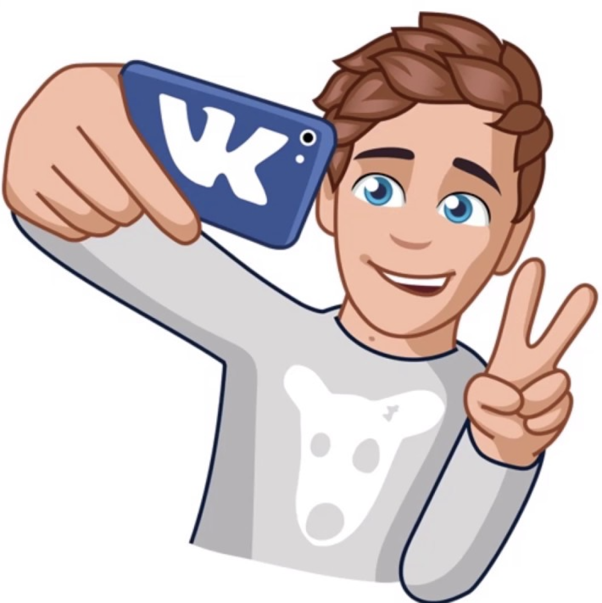 Мультяшка в наушниках