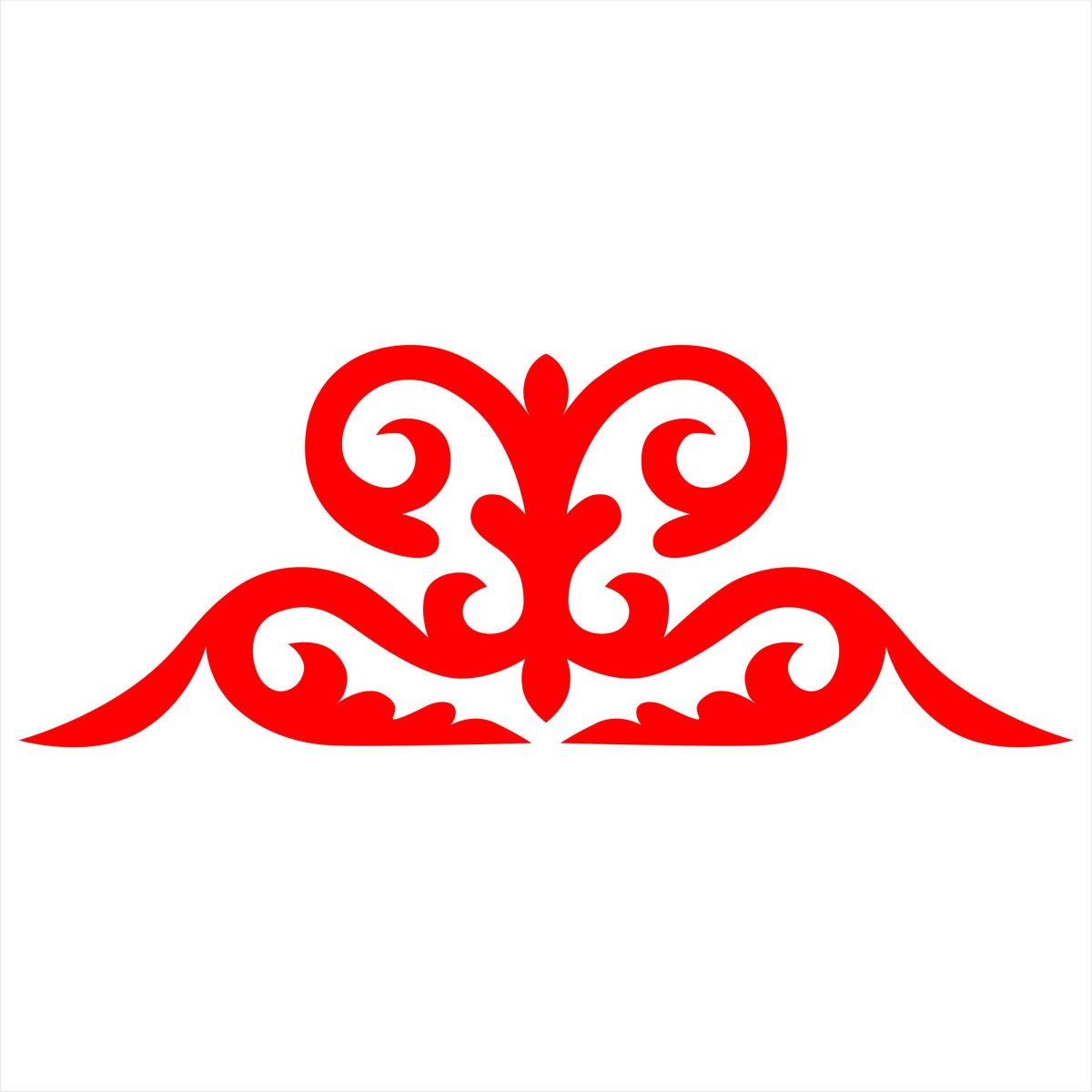 Беркут с кыргызским орнаментом