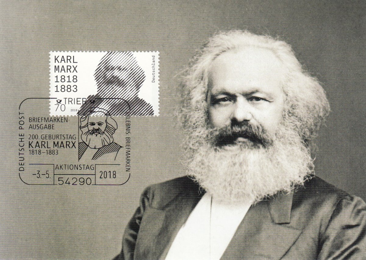 Карл Маркс шарж