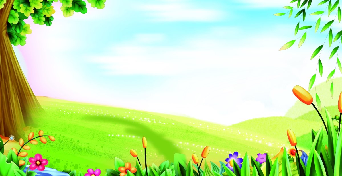 Сказочный фон Поляна для фотошопа