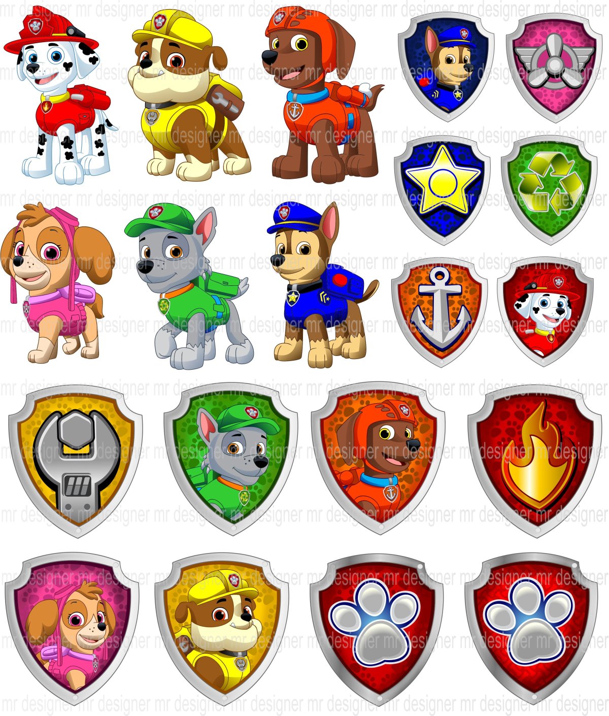 Щенячий патруль шевроны