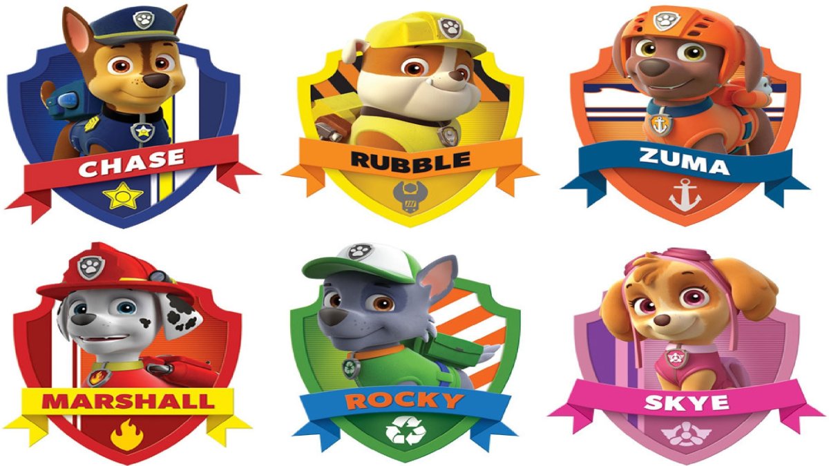 Щенячий патруль герои эмблема