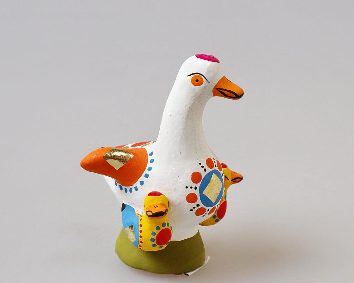 Дымковская игрушка уточка