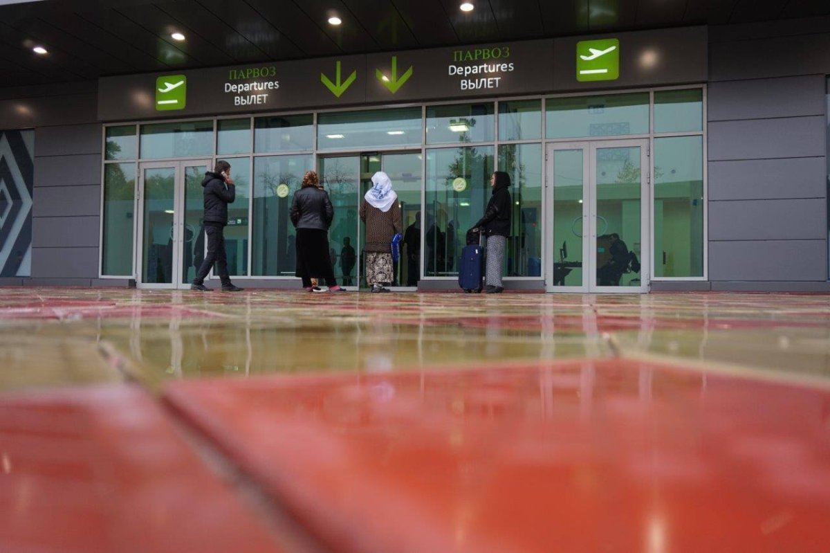 Душанбе поворот аэропорта