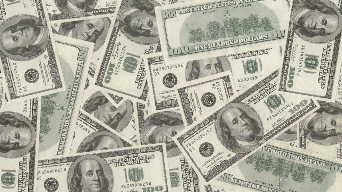 Денежный фон доллары