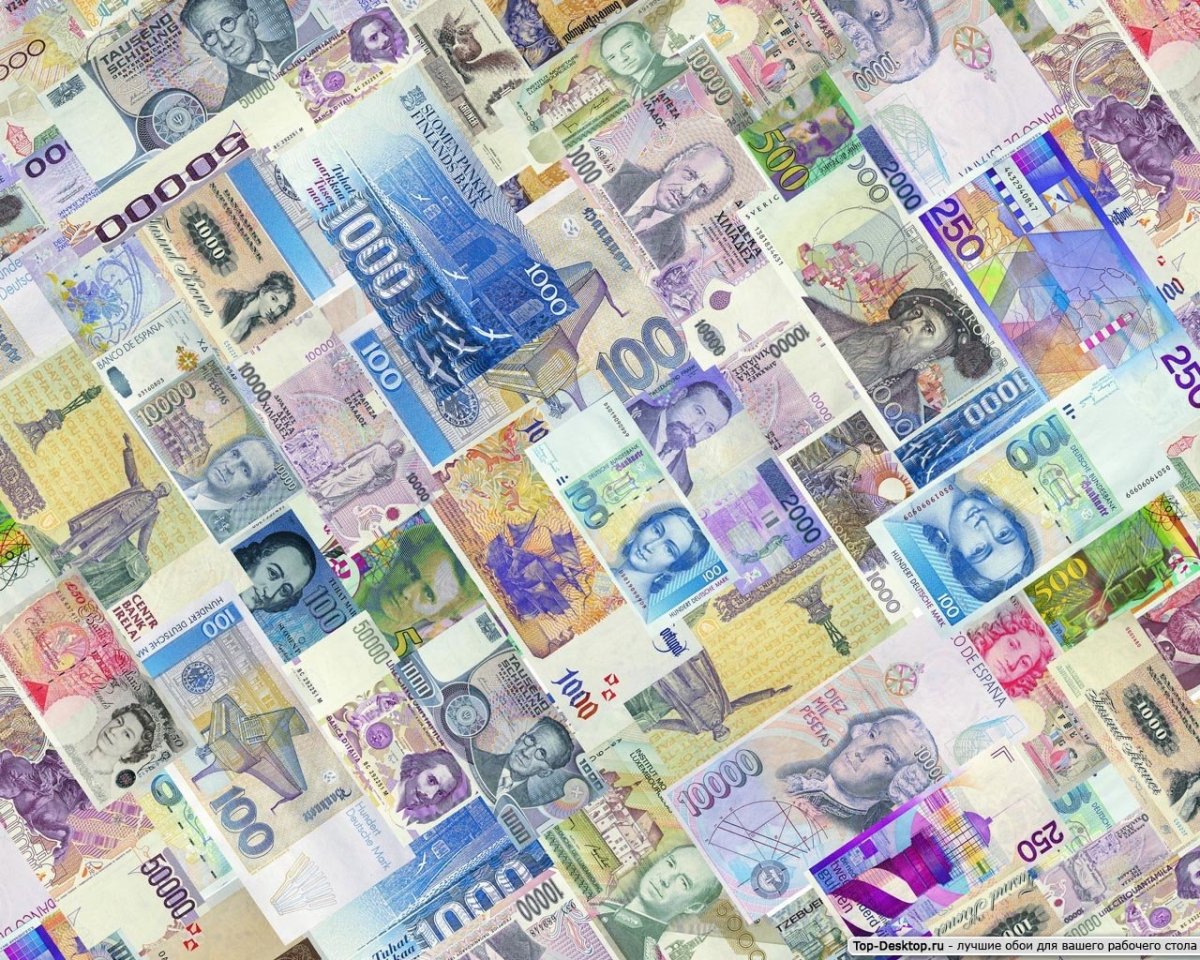 Фон из денег