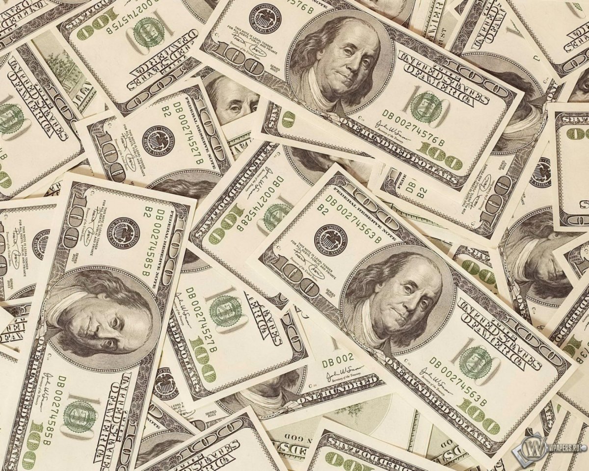 Обои доллары