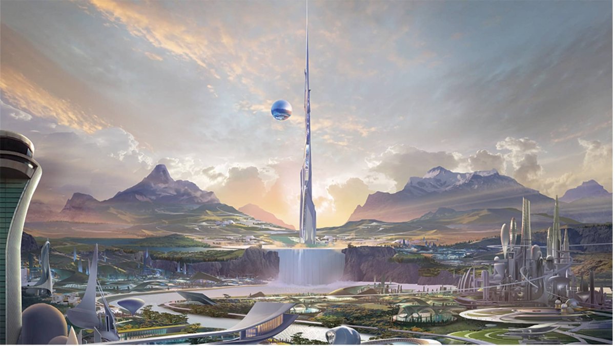 Утопический город будущего