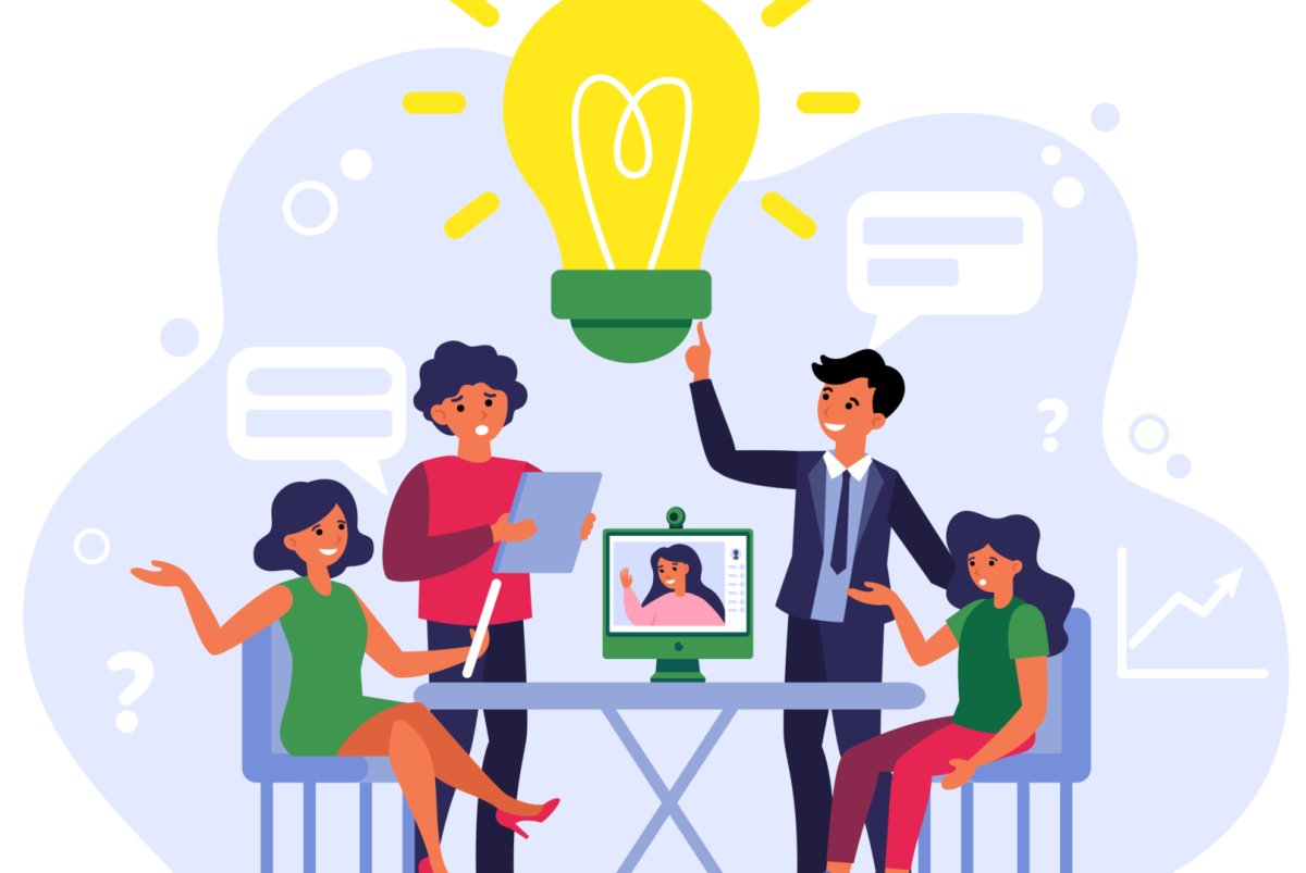 Коммуникации в организации иллюстрация