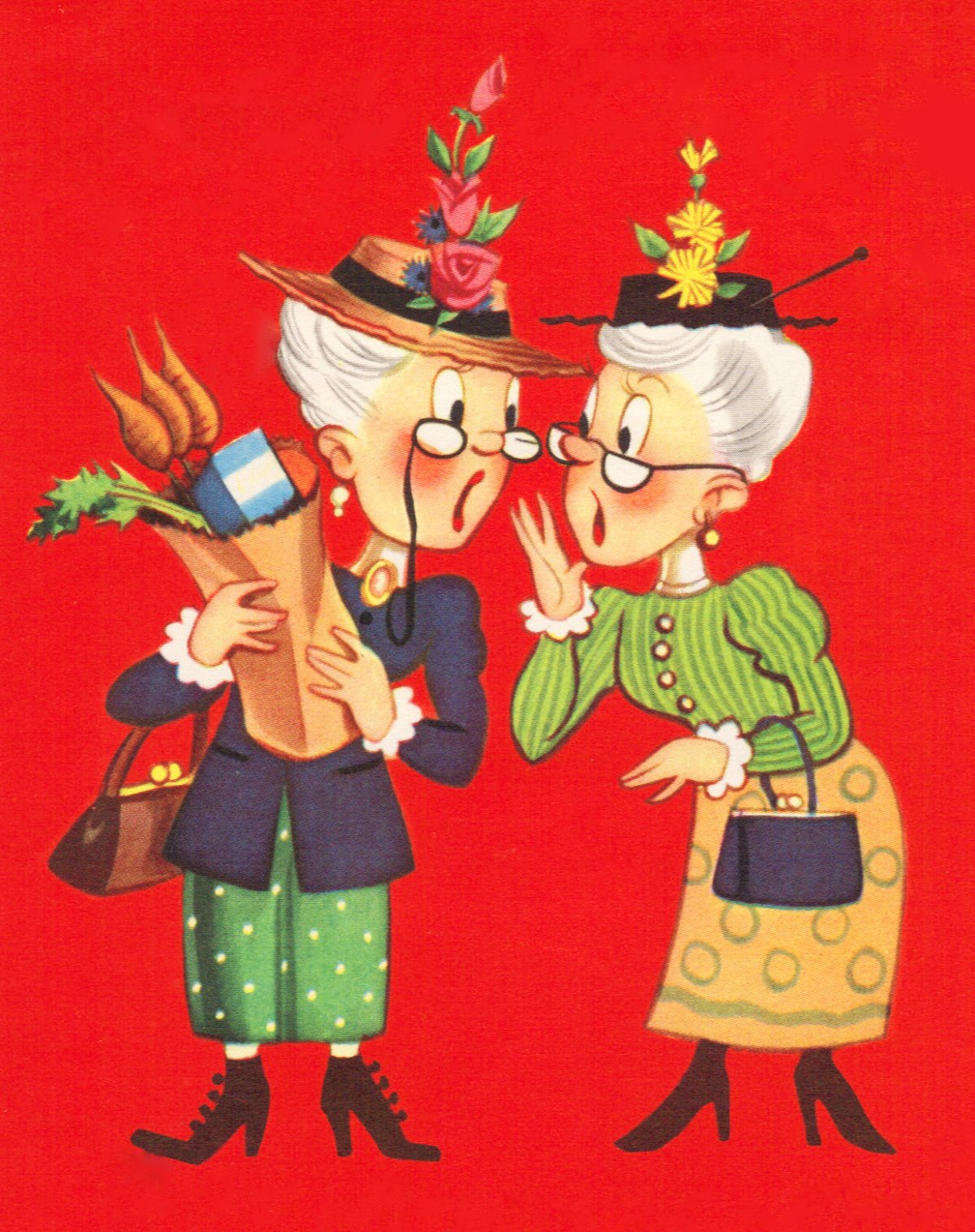 Две смешные бабки