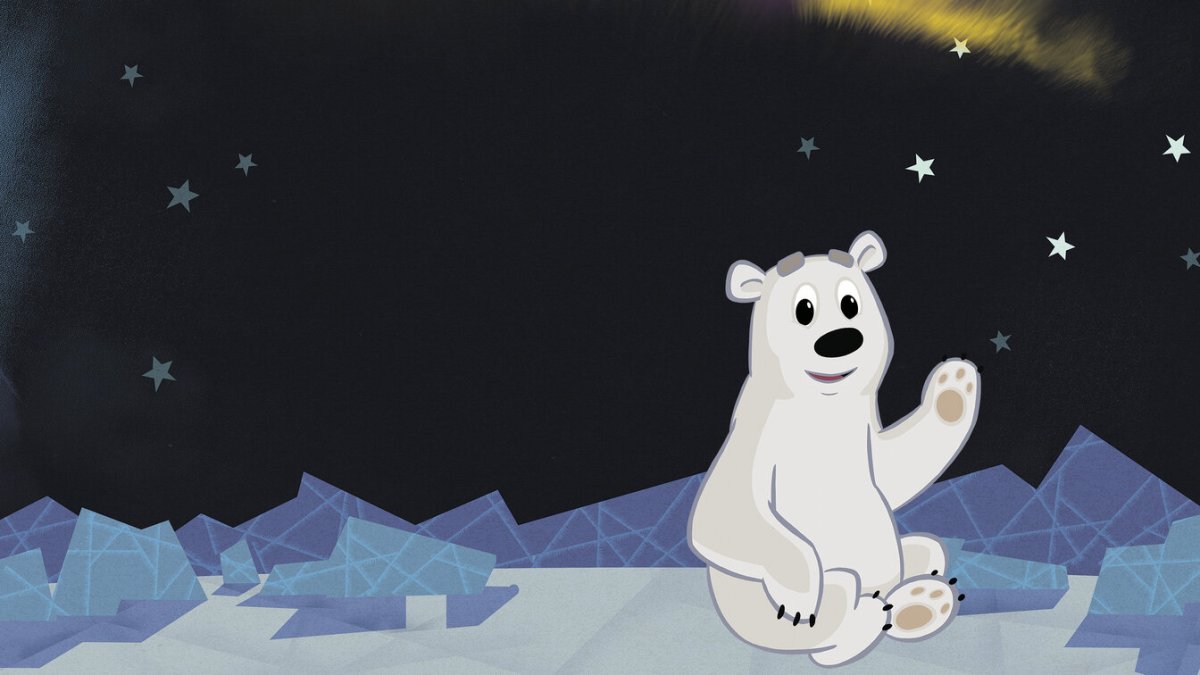 Медвежонок Умка на льдине