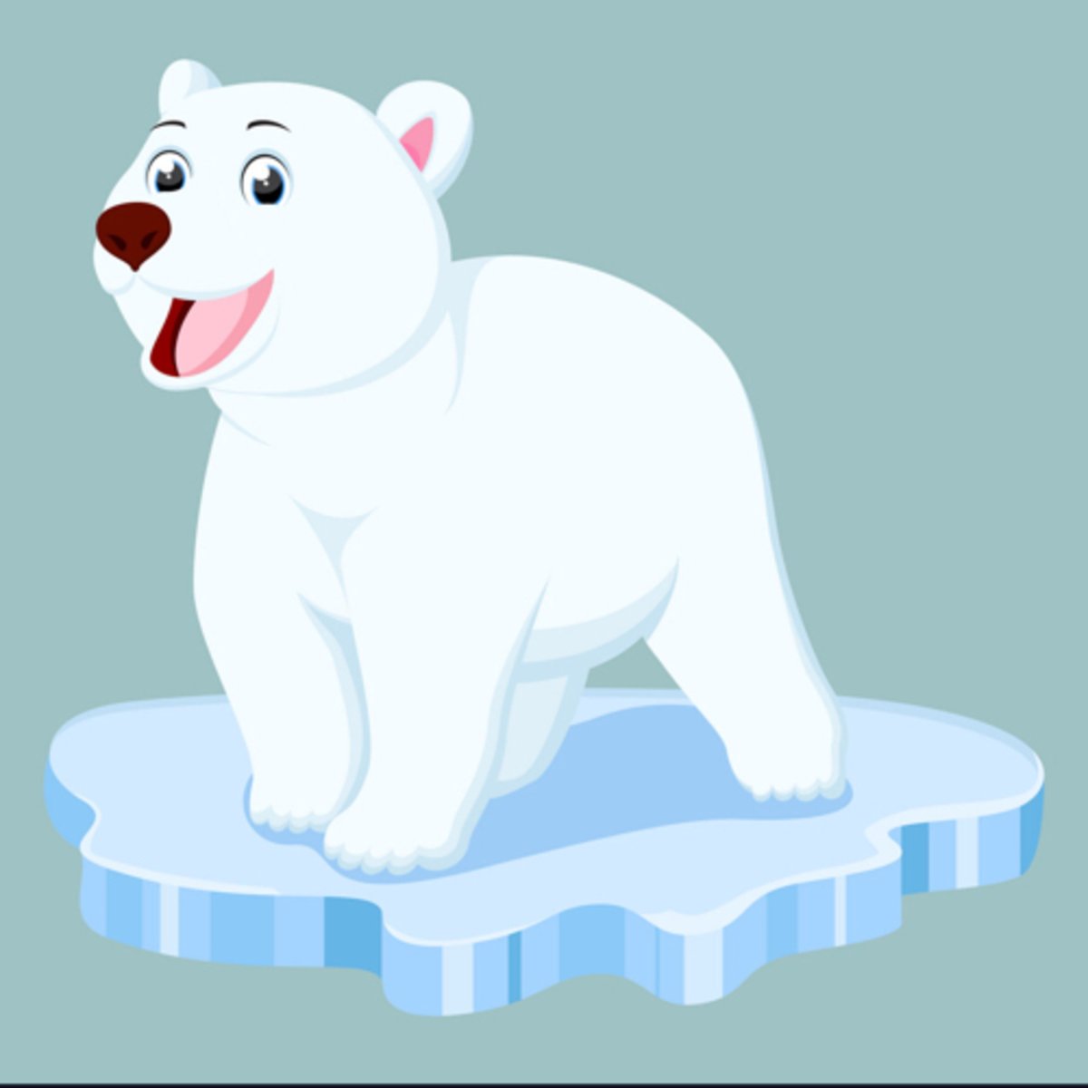 Умка на белом фоне