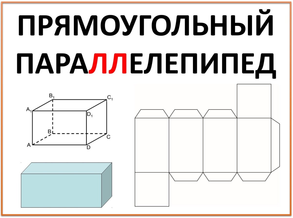 Модель прямоугольного параллелепипеда