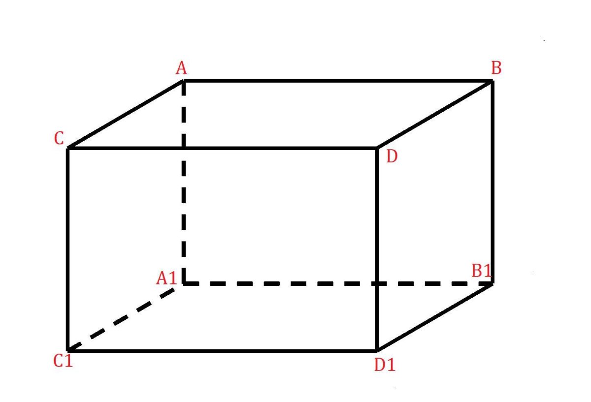 Площадь параллелепипеда
