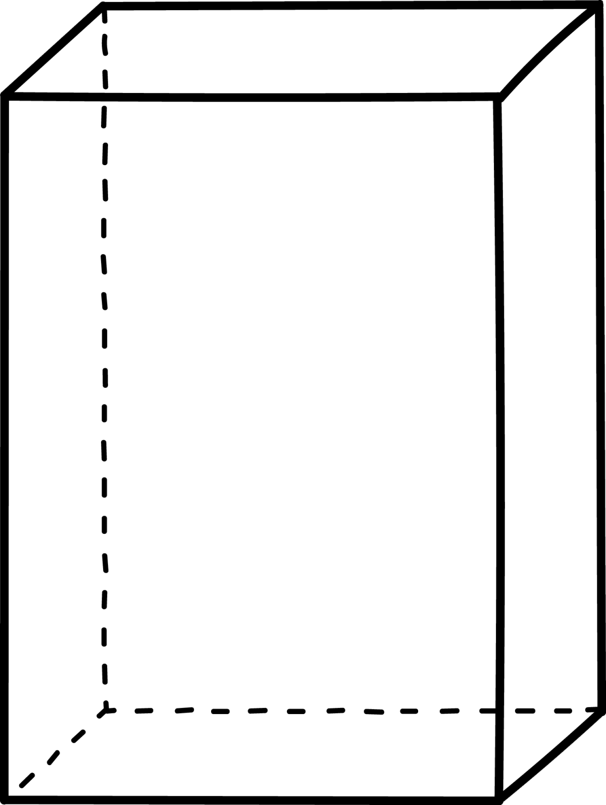 Объемный прямоугольник