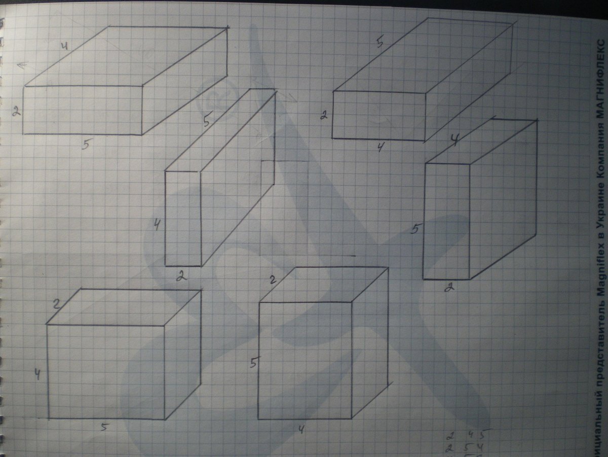 Параллелепипед 5см и 15мм