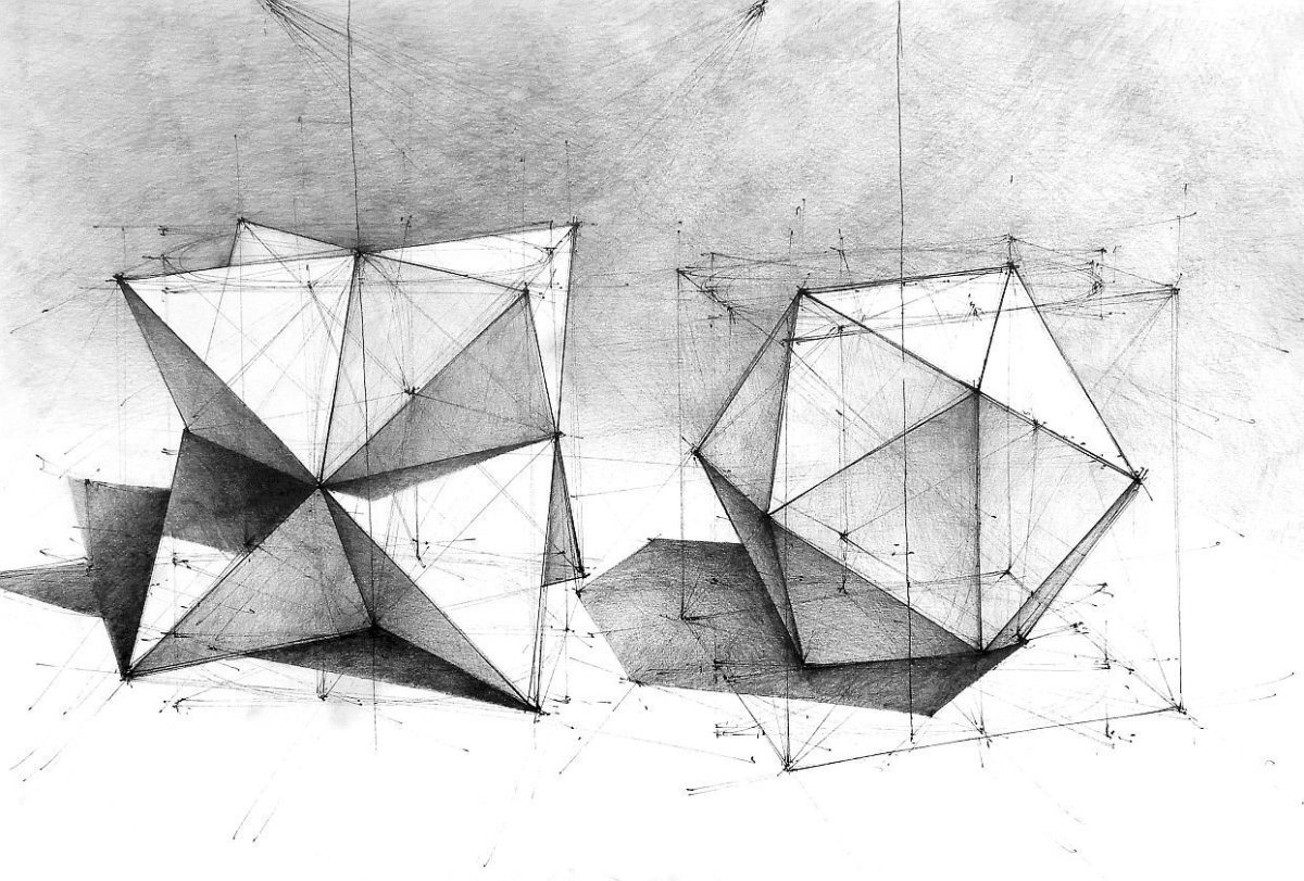 Наброски геометрических фигур