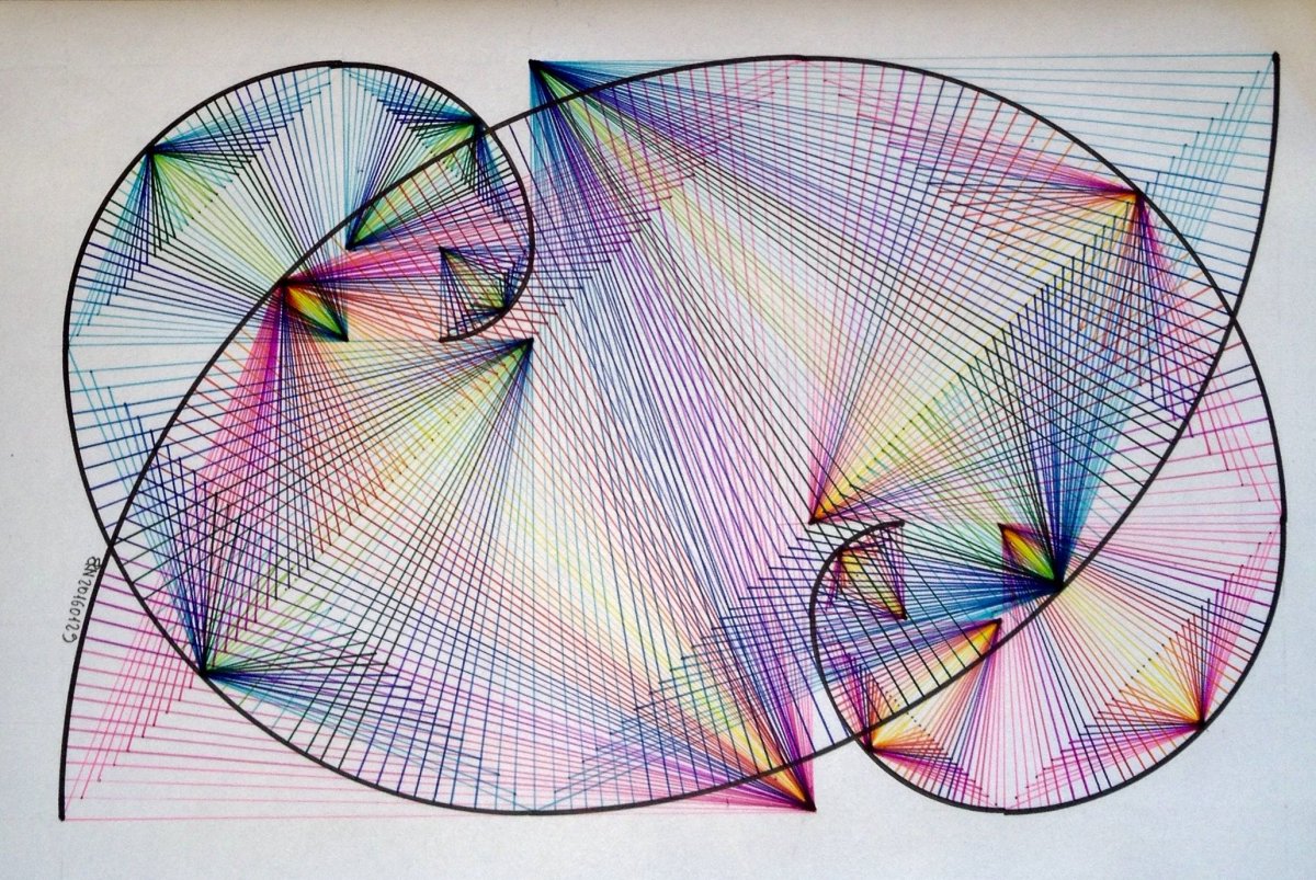 Осевая симметрия сложные фигуры