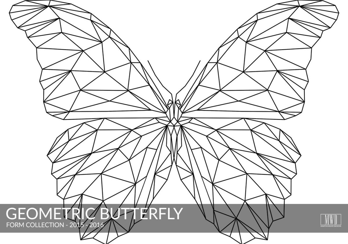 Геометрическая бабочка