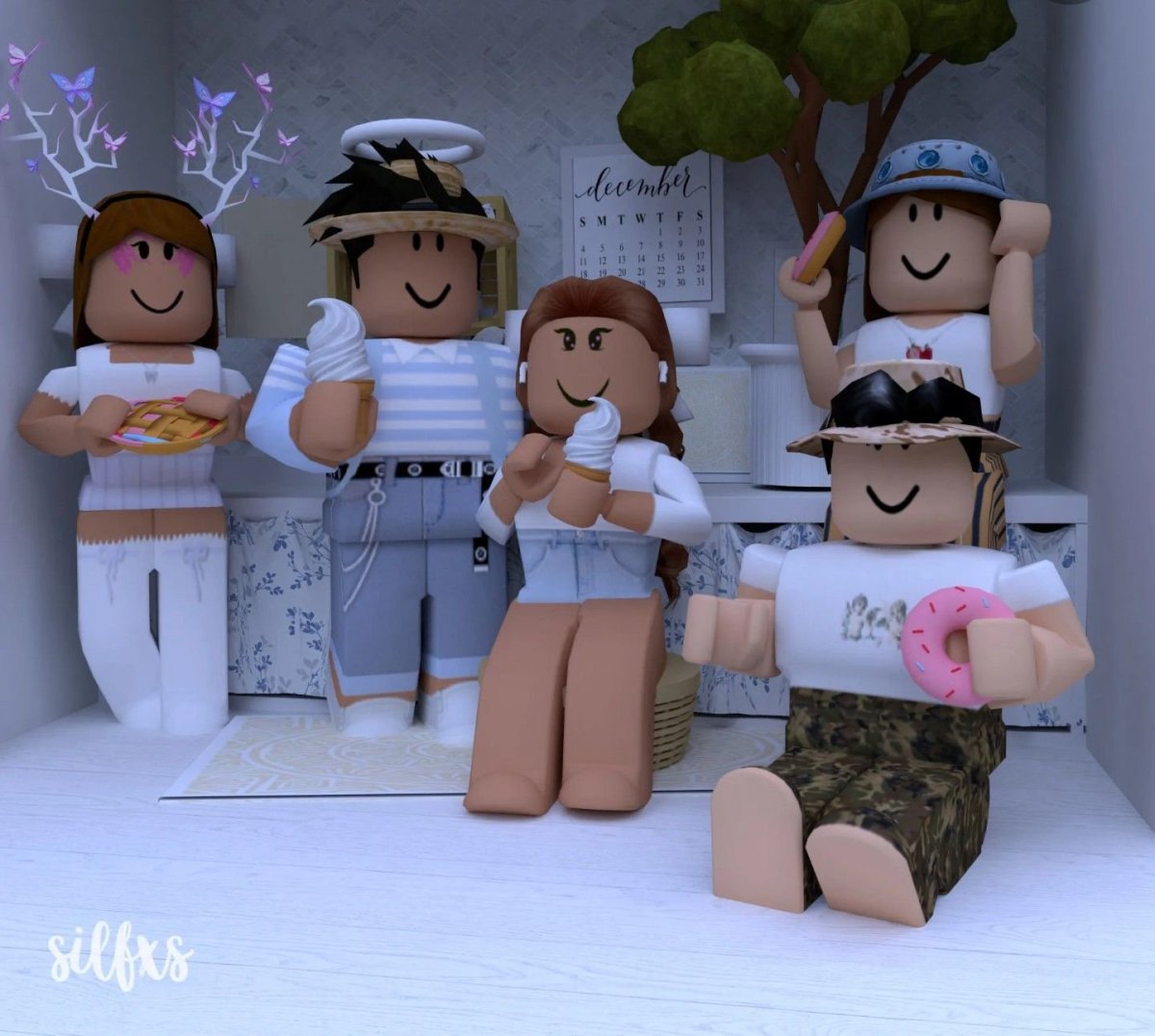 Персонажи из РОБЛОКСА девочки