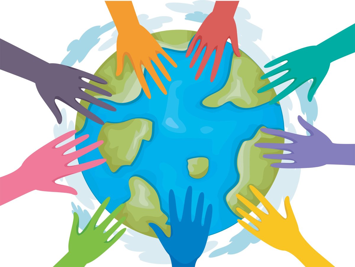 Рисунок на тему волонтеры