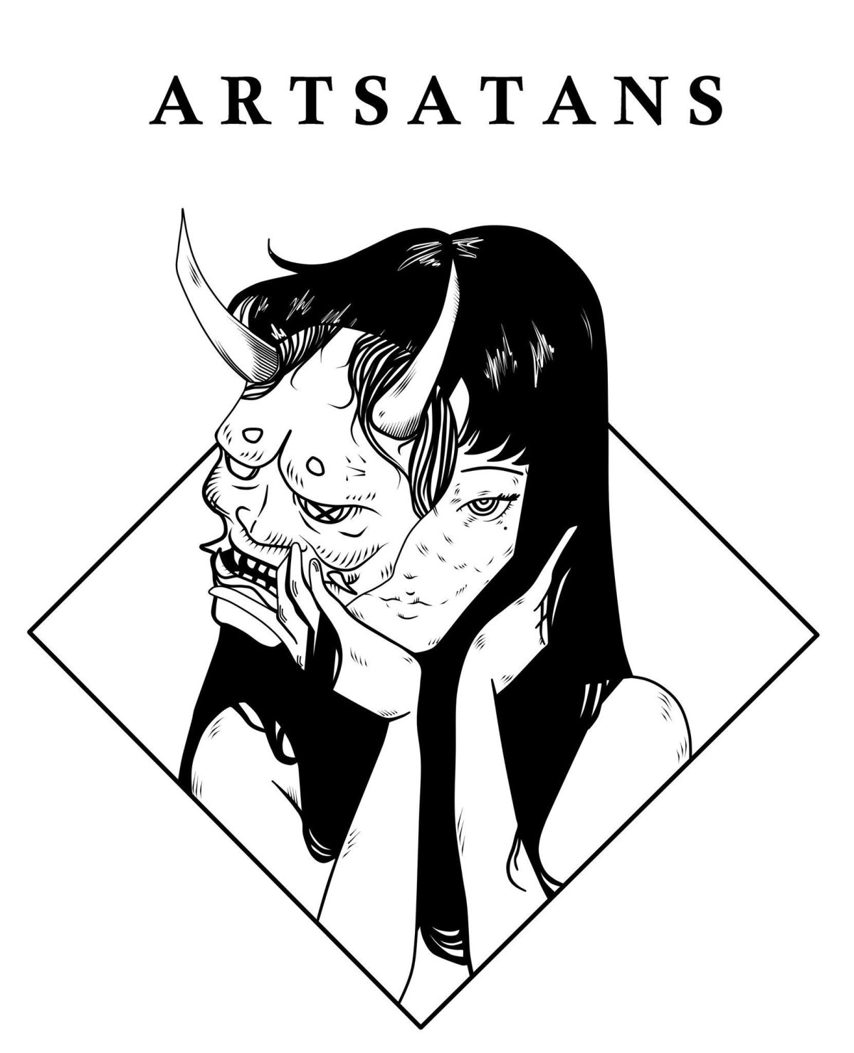 Ахегао эскиз