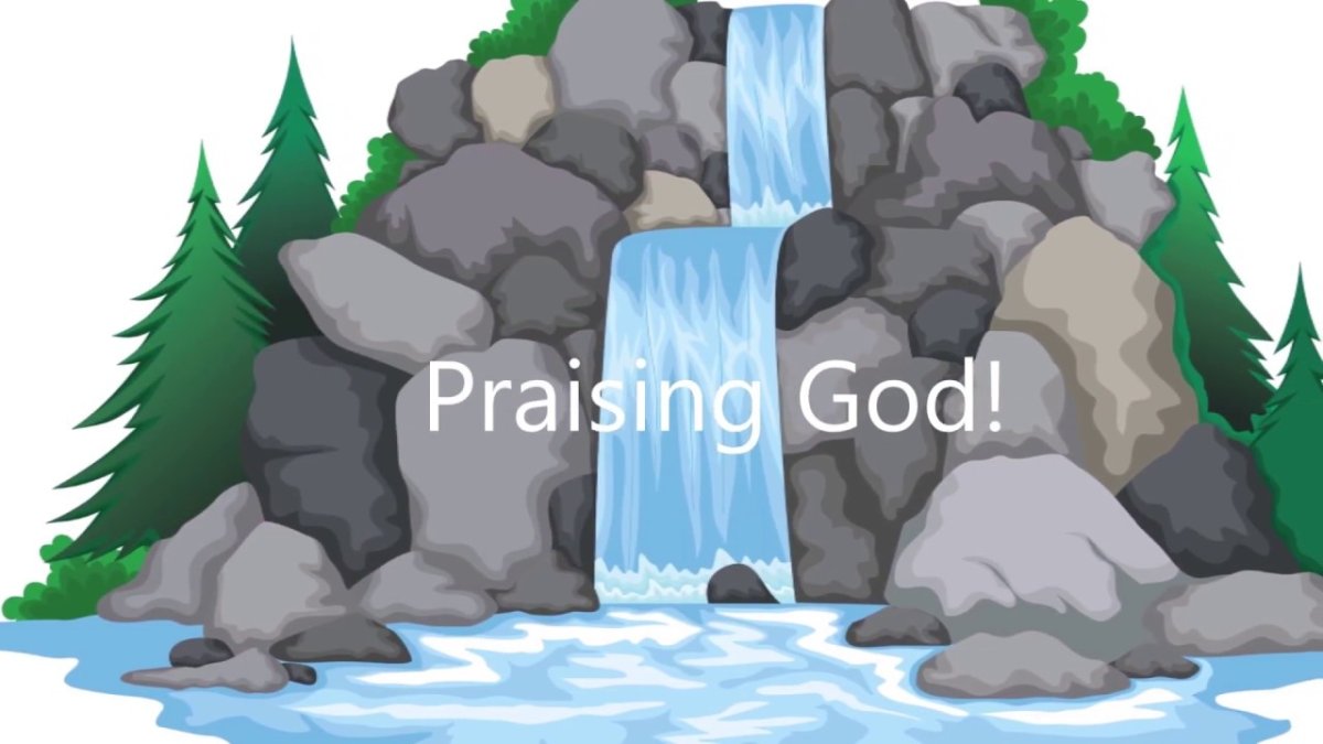 Водопад мультик