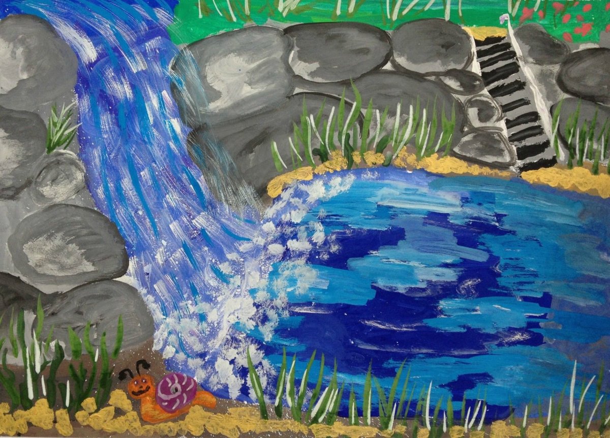 Рисунок на тему красота воды