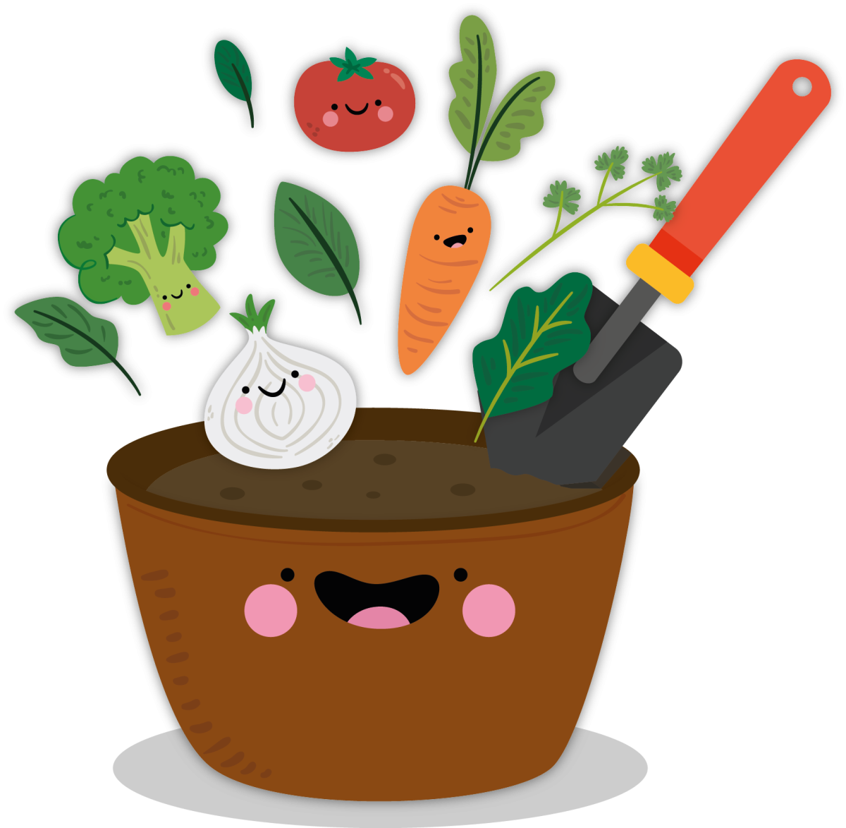 Овощи карикатура