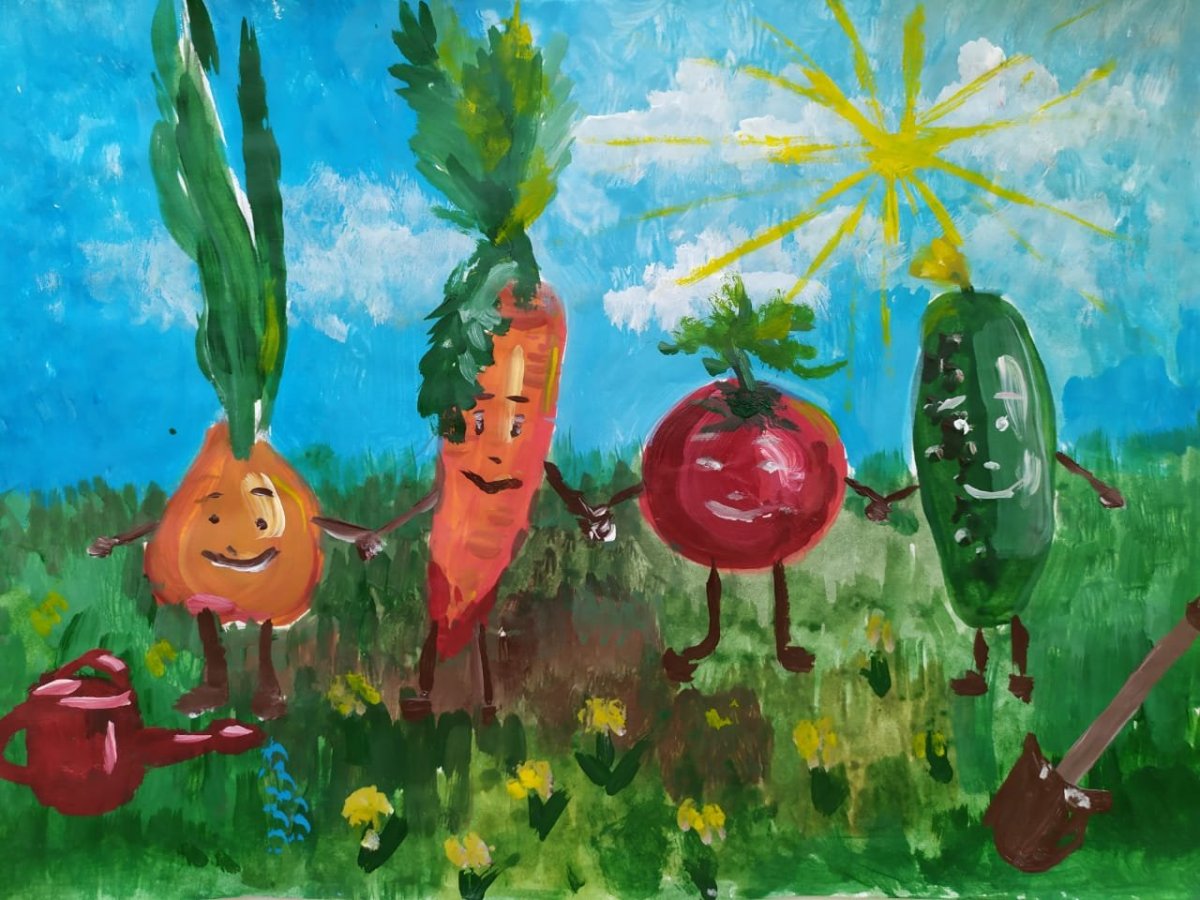 Наш веселый огород в детском саду