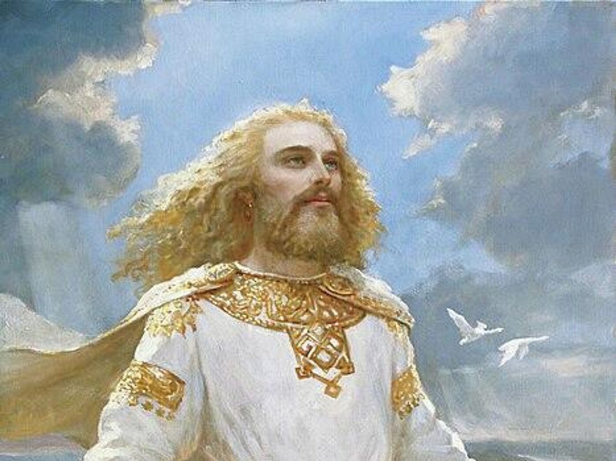 Славянские боги с надписями