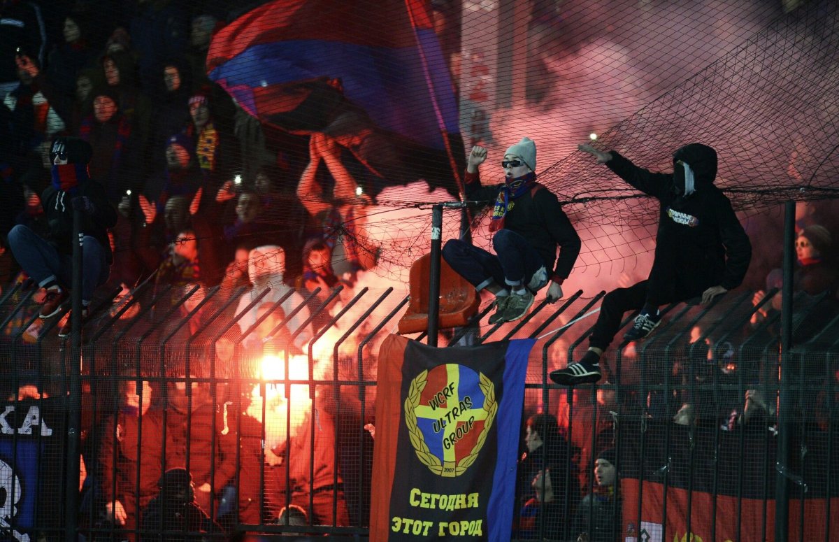 Футбольные хулиганы ЦСКА Москва